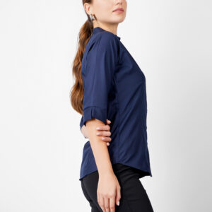 NAVY BLUE CLASSIC COTTON SHIRT PLUS SIZE