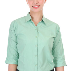 PISTACHIO CLASSIC COTTON SHIRT
