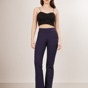 URBAN CONTOUR BELL BOTTOM HIGH WAIST NAVY BLUE JEGGING